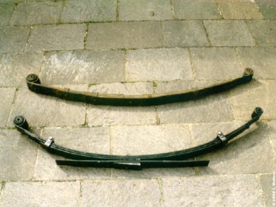stock and lift kit rear leaf spring packs